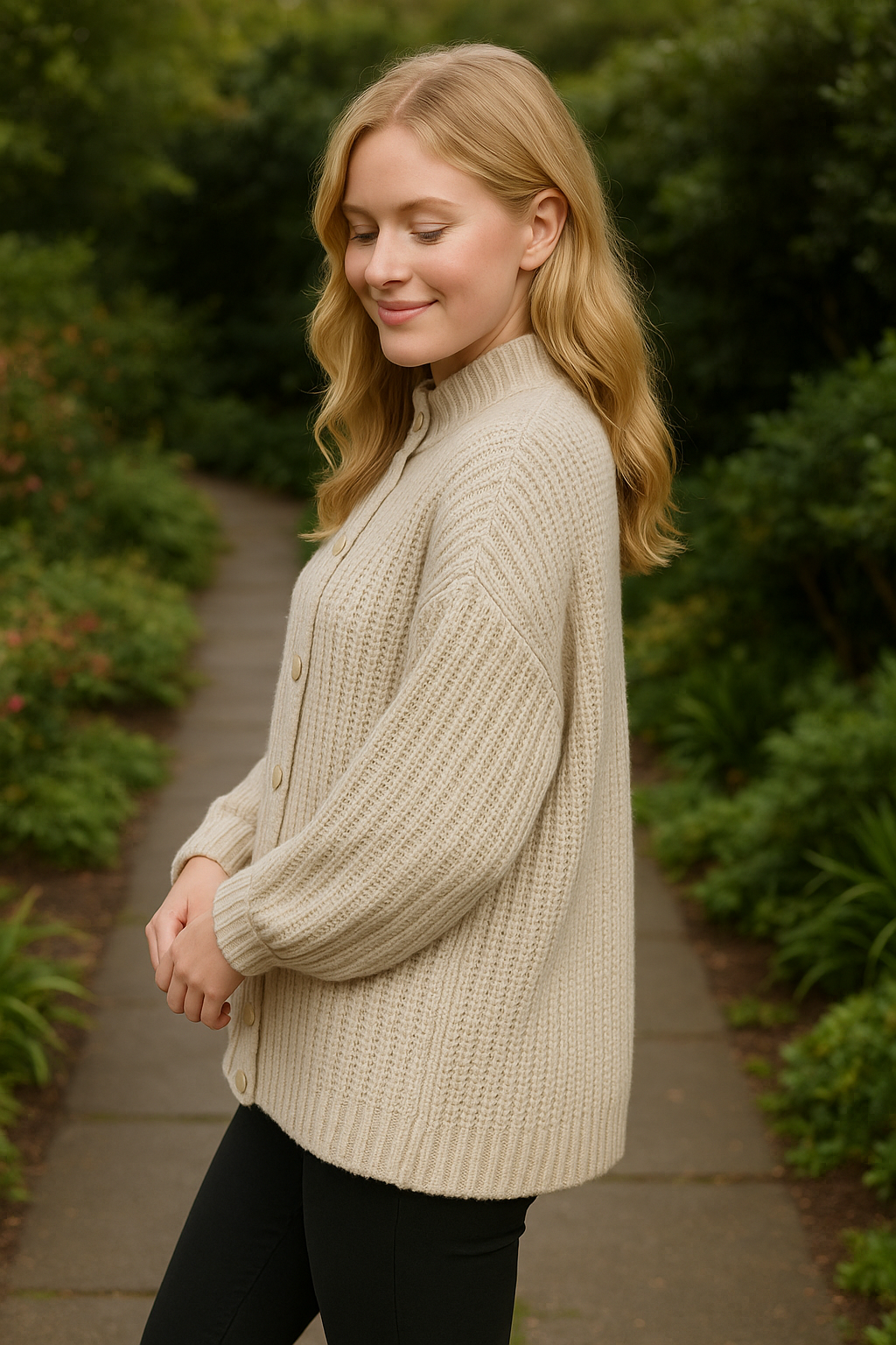 Oversized Chunky Knitted Top
