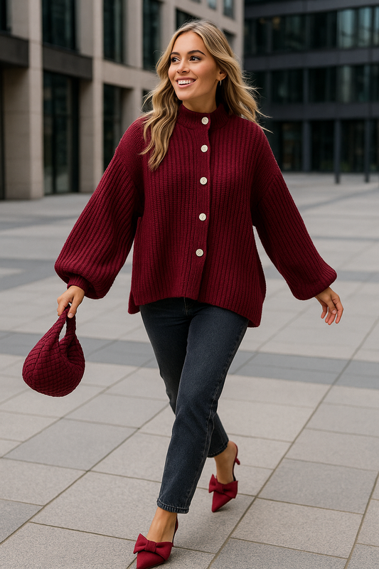 Oversized Chunky Knitted Top