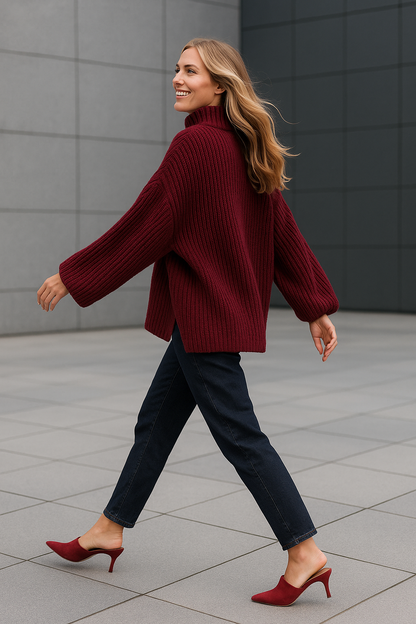 Oversized Chunky Knitted Top