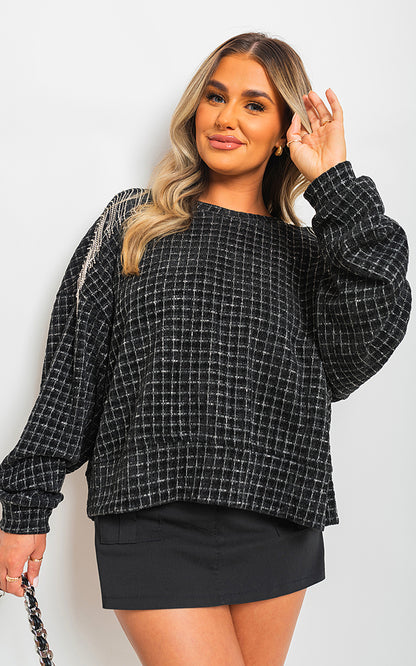Knitted Long Sleeve Tassel Jumper